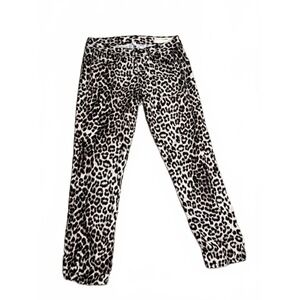 Rag‎ & Bone Snow Leopard Print Boyfriend Jeans 30x26 Animal Print Euro Summer